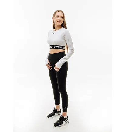 Лонгслів жіночий Nike Pro Df 365 Crop Ls White FV5484-100