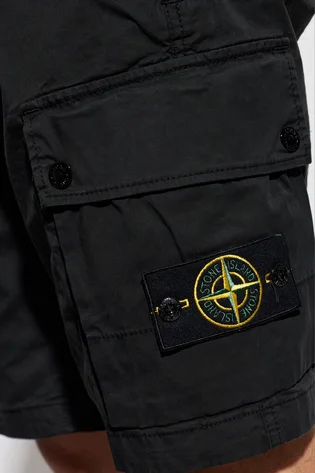Шорти чоловічі Stone Island Logo Patch Black L1S15L100019-S0A10-V0029