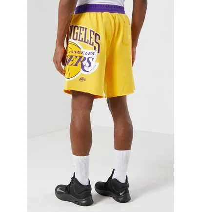 Шорти чоловічі Nike Nba Los Angeles Lakers Courtside Heritage Short Amarillo Field Yellow DB1954-728