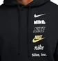 Худі чоловіче Nike Nsw Club Fleece Logo Hoodie Black Dx0783-010
