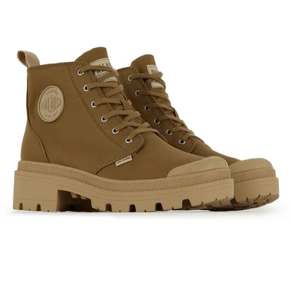 Черевики жіночі Palladium Pallabase Twill Grey 96907-204-M