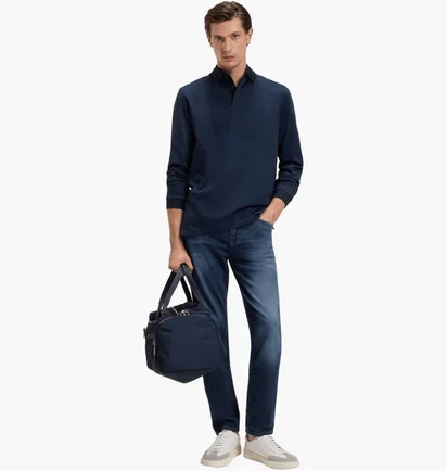 Джинсы мужские Boss Regular Jeans H-Re Maine Blue 50550938-440