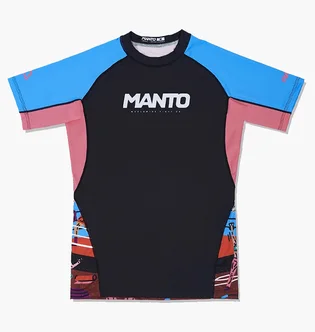 Термобілизна чоловіча Manto Rashguard Gym 2.0 Black/Multi 3337