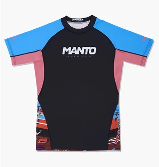 Термобілизна чоловіча Manto Rashguard Gym 2.0 Black/Multi 3337