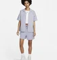 Рубашка женская Nike Sportswear Everyday Modern Woven Short-Sleeve Top Violet DV7930-519