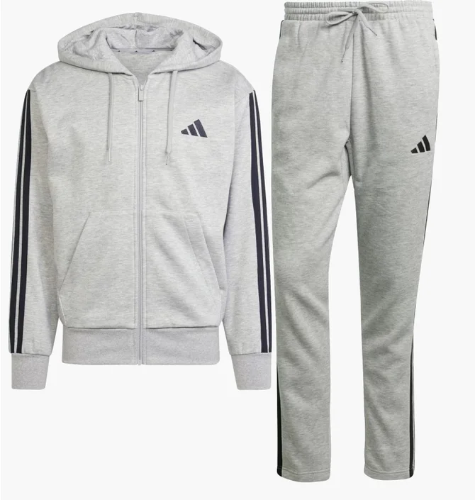 Спортивный костюм мужской Adidas Essentials 3-Stripes Grey JD1865__JE6335