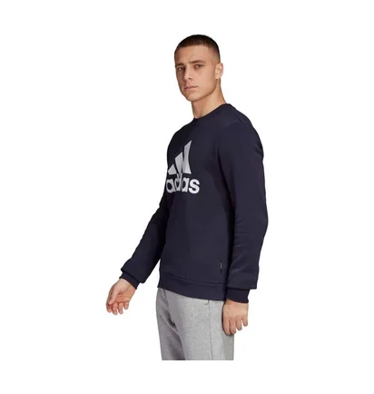 Свитшот мужской Adidas Must Haves Badge Of Sport Crew Sweatshirt Black GK4998