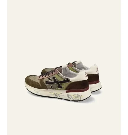 Кроссовки мужские Premiata Mick Olive/Brown VAR-7717