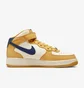 Кросівки чоловічі Nike Air Force 1 Mid Beige/Orange Do6729-700