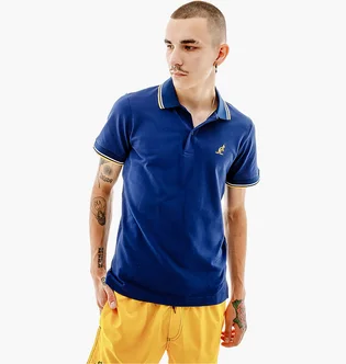 Поло мужское AUSTRALIAN 2-Stripe Pique Polo S-Fit Blue LSUPO0004-842B