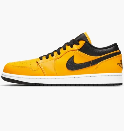 Кросівки чоловічі Air Jordan 1 Low Yellow 553558-700