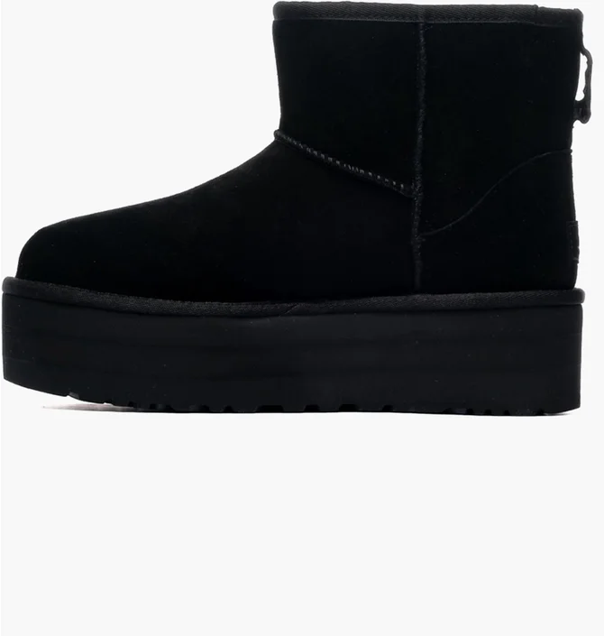Угги женские UGG Classic Mini Platform Black 1134991-BLK
