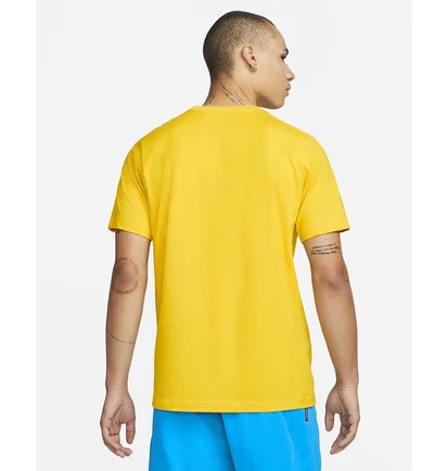 Футболка чоловіча Nike Mens Basketball T-Shirt Yellow DN3003-709