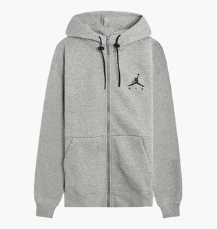 Толстовка мужская Nike Air Jordan Jumpman Air Fleece Full Zip Hoodie Grey Ck6679-091