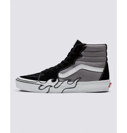 Кеди унісекс Vans Sk8-Hi Flame Shoe Grey/Black VN0005UJBGF
