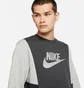 Свитшот мужской Nike M Nsw Hybrid Flc Crew Bb Dj5075-032