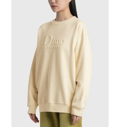 Свитшот унисекс Dime Classic Embossed Beige DIMESP13CRE