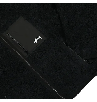 Кофта унисекс Stussy Sherpa Black 118529-0001