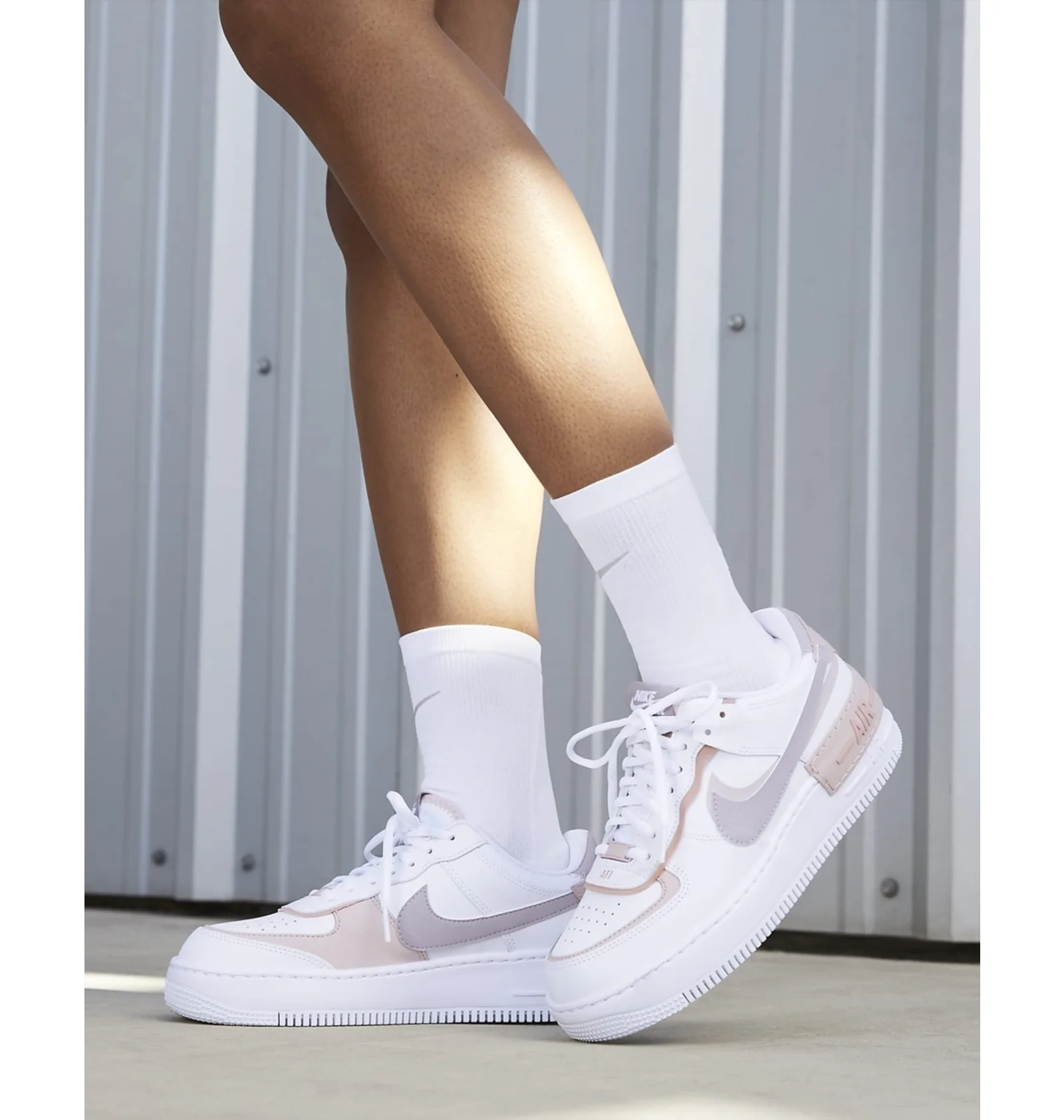 ᐉ Кроссовки женские Nike W Air Force 1 Shadow White/Peach CI0919