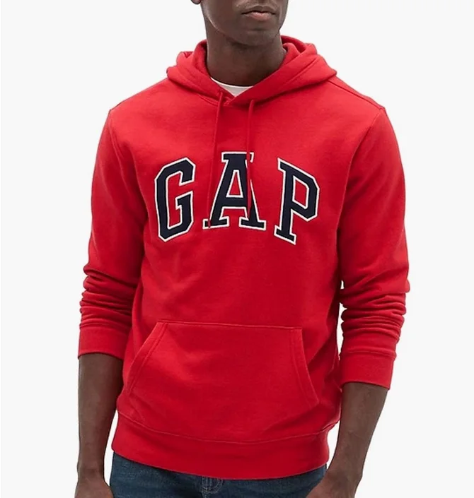 Худі чоловіче Gap Logo Hoodie Crimson Red 510981131