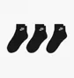 Носки унисекс Nike Nsw Everyday Essential An Black (3 пары) Dx5074-010