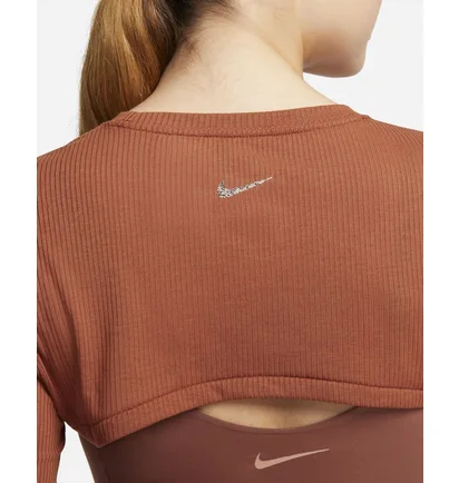 Топ женский Nike Yoga Luxe WomenS Shrug Orange DV9197-246