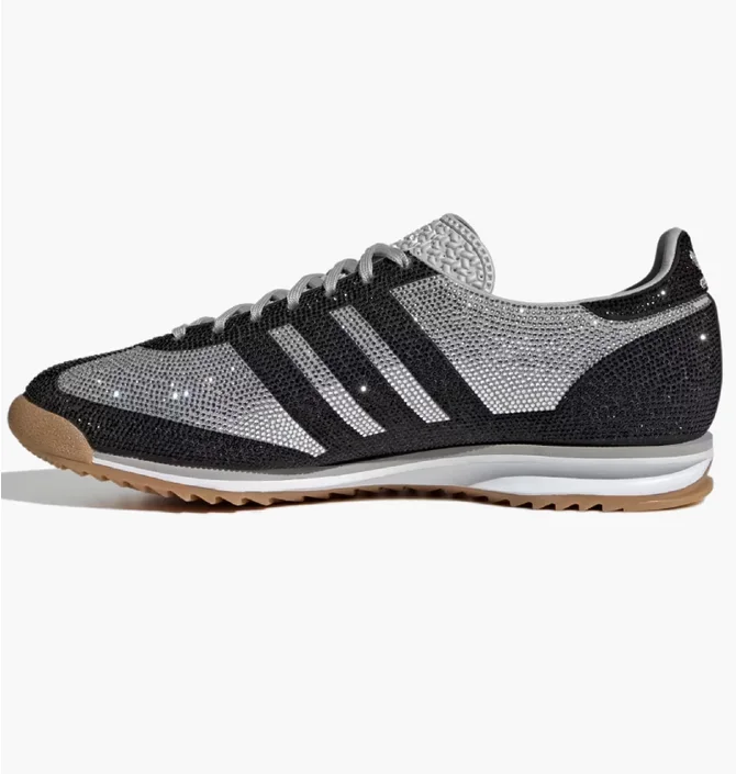 Кроссовки женские Adidas Sl 72 Og Rhinestone Grey/Black KJ6151