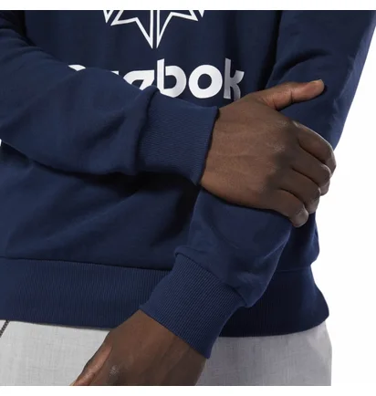Свитшот мужской Reebok Classic Big Iconic Crewneck Sweatshirt Blue DT8121