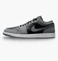 Кросівки чоловічі Air Jordan 1 Low Grey/Black IU7550-065
