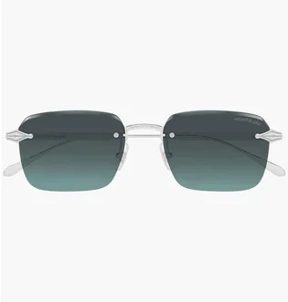 Солнцезащитные очки Mont Blanc Metallic/Blue MB0456S-002-54