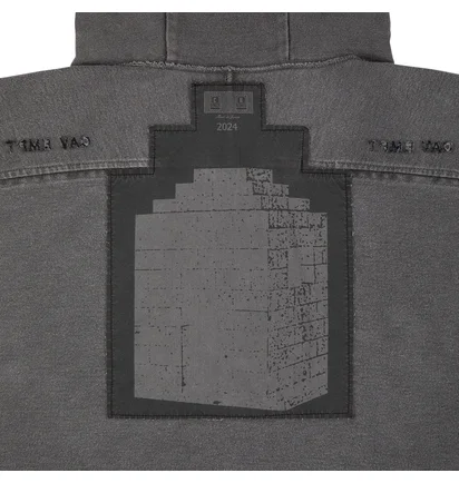 Толстовка чоловіча cav empt Overdye Taped Grey CES26CS17