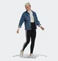 Леггинсы женские Adidas Adicolor 3D Trefoil High-Waisted Originals Black GT8461