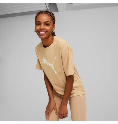 Футболка женская Puma Her Tee Beige 673107-89