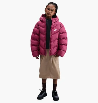 Пуховик дитячий Nike Tf Adp Puffer Bordo HQ4976-634