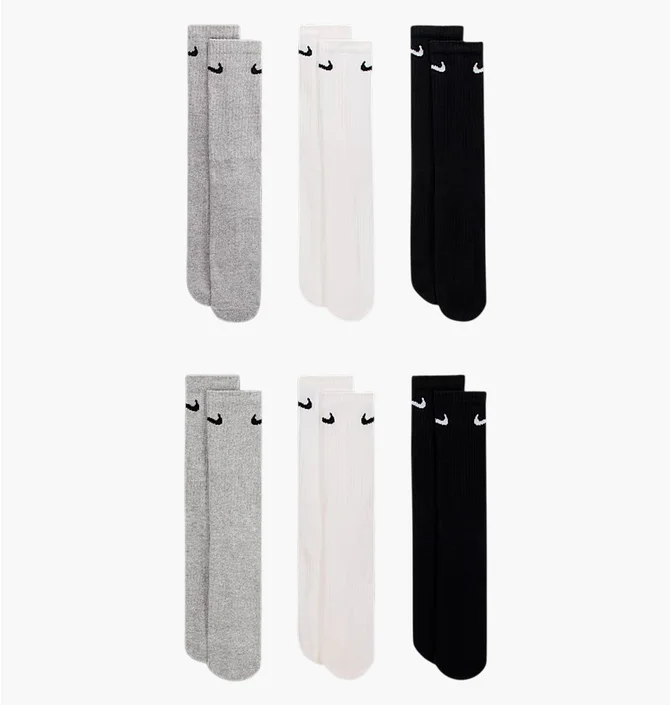 Шкарпетки унісекс Nike Everyday Cushioned Crew White/Multi SX7666-964