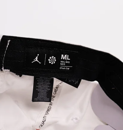 Кепка унісекс Air Jordan U Club Cap Us Cb Wsh Jm White HQ1963-100