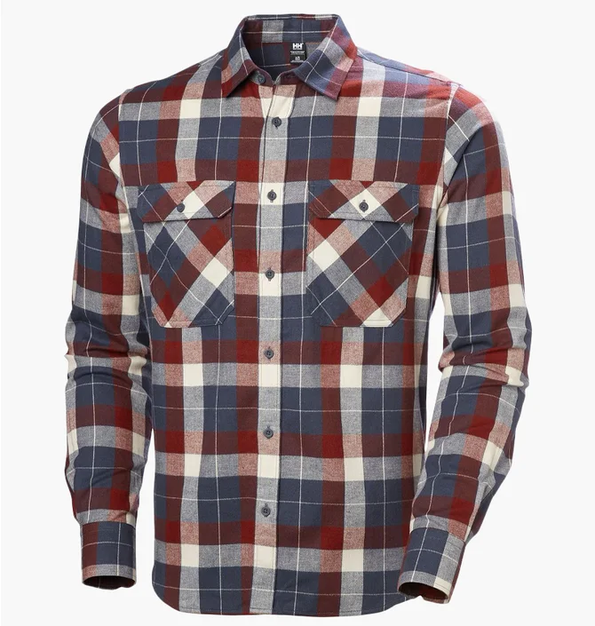 Рубашка мужская Helly Hansen Lokka Organic Flannel Multi 62731-860