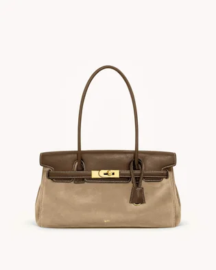 Сумка жіноча JW PEI Yara Faux Suede Shoulder Bag Brown BB2025BG121888JWP