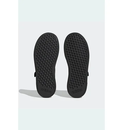 Кроссовки детские Adidas Grand Court Elastic Lace And Top Strap Black FZ6161