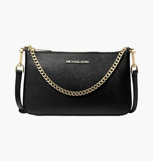 Сумка жіноча Michael Kors Jet Set Medium Black 35S0GTVU6L-BLACK