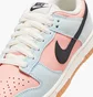 Кроссовки женские Nike Dunk Low Light Blue/Peach HJ7341-474