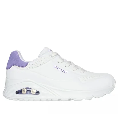 Кросівки жіночі Skechers Uno-Pop Back White 177092-WPUR