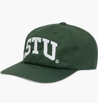 Кепка унисекс Stussy Stu Arch Green 1311066-0401