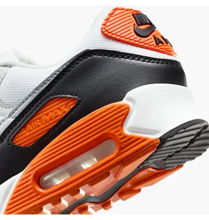 Кроссовки женские Nike Air Max 90 White/Orange DH8010-108