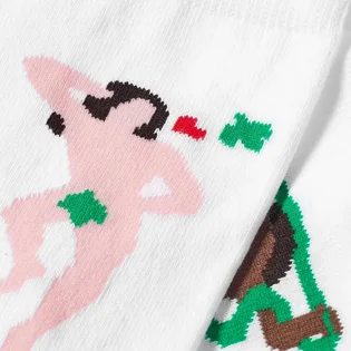 Носки Carne Bollente Milk Snake (1 шт) White AW23SK0101-WHITE