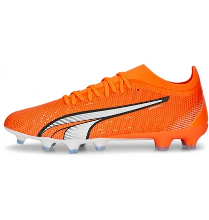 Бутсы мужские Puma Ultra Match Fg/Ag Orange 107217-001