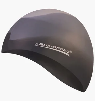 Шапочка для плавания Aqua speed Bunt 4067 Black/Grey 113-74