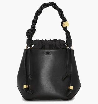Сумка женская GANNI Bou Bucket Bag Black A6934
