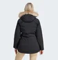 Куртка жіноча Adidas Hooded Fur Black IJ8260