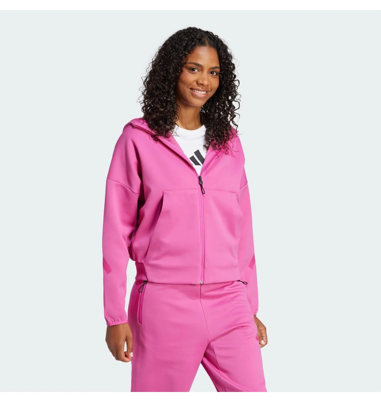 ᐉ Толстовка женская Adidas Z.N.E. Full-Zip Pink JD0816 - купить в